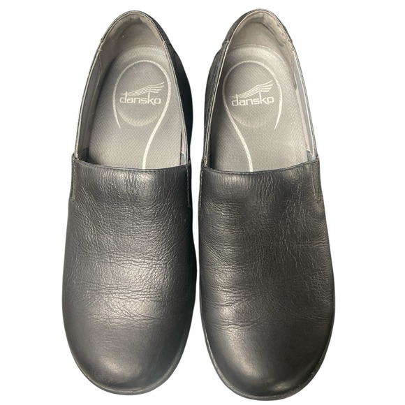 Dansko Winona Clogs Slip-on Comfort 7501360200 Black Leather EU 40 Women's 9-9.5 - Picture 4 of 7